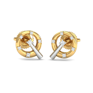 Q Stud Earrings