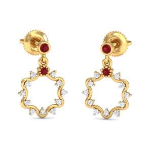 Rubeus Drop Earrings