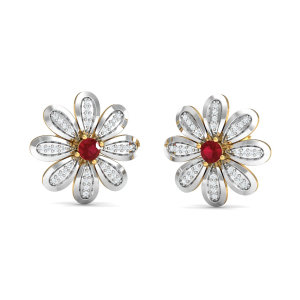 Eclatant Ruby Earrings