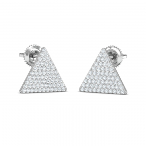 Triangle Diamond Studs