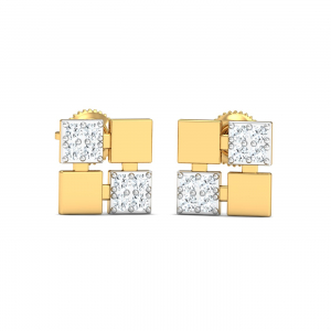 Connect 4 Stud Earrings