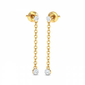 Dainty Chain Drop Earrings
