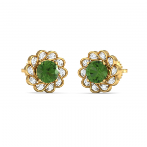 Emma Amethyst Stud Earrings