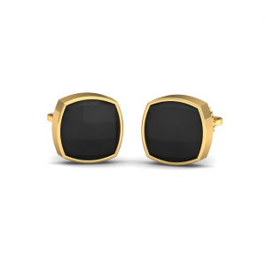 Noir Onyx Stud Earrings