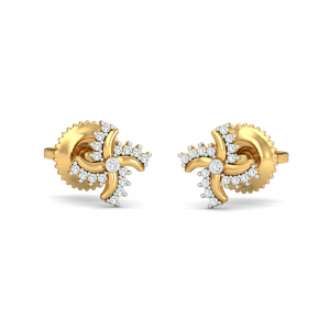 Prolikha Earrings (14K-YG-SI-HI-RTS)