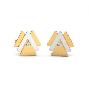 Tipsy Triangle Earrings