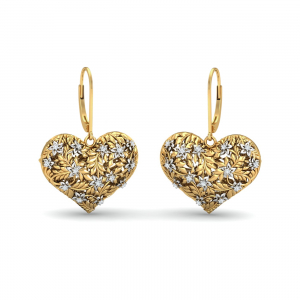 Swt-Heart Hoop Earrings