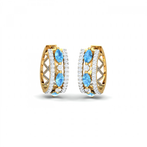 Paridhi Topaz Hoops