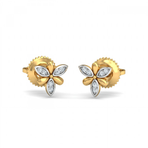 Sepals Diamond Earrings
