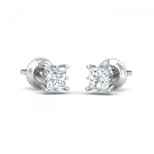 Parzva Solitaire Earrings
