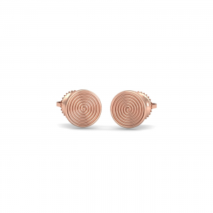 Swirling Gold Studs