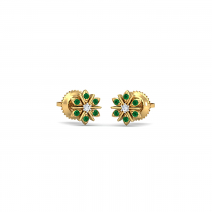 Sukanya Emerald Stud Earrings