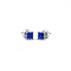 Parzva Sapphire Stud Earrings