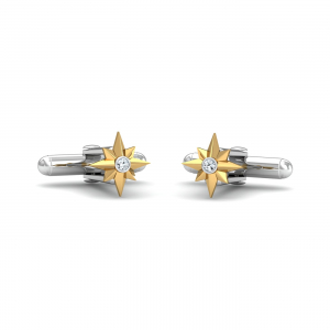 Origami Star Gold Cufflinks