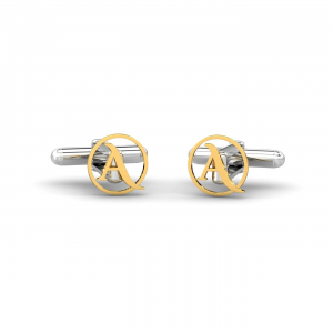 Alphabet A Cufflinks
