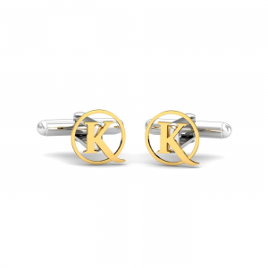 Alphabet K Cufflinks