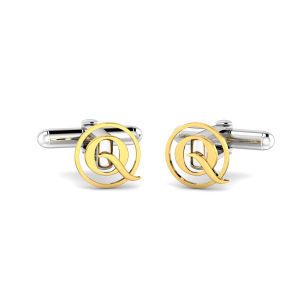 Alphabet Q Cufflinks
