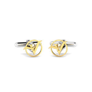 Alphabet V Cufflinks