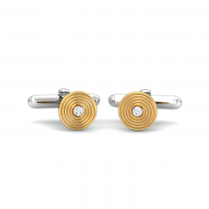 Round Spiral Cufflinks