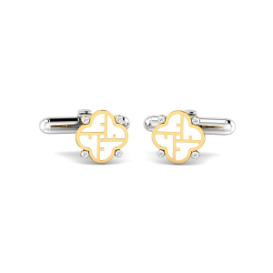 Clover Letter F Cufflinks