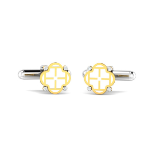 Clover Letter T Cufflinks