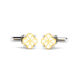 Clover Letter V Cufflinks