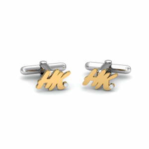 HK Initials Cufflinks