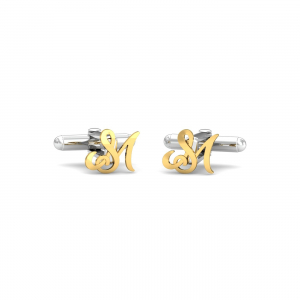 SM Initials Cufflinks