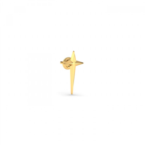 Crucifix Gold Gents Earring