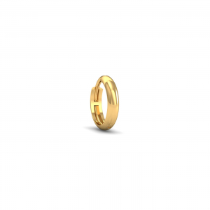 Basic Gold Mens Hoop
