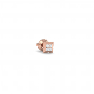 Cuatro Diamond Mens Earring