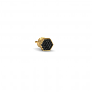 Ted Black Earring For Men