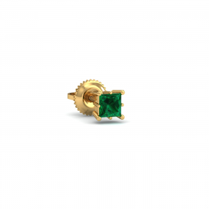 Parzva Emerald Stud For Men