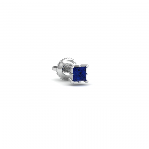 Parzva Sapphire Stud For Men