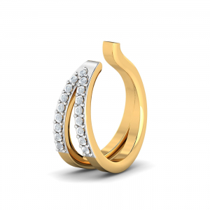 Alizeh Diamond Nose Ring (Non-Pierced) (18K-WG-SI-HI-RTS)
