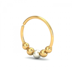 Five Pt Beaded Nose Ring