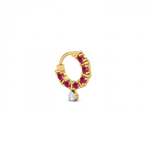 Kantha Ruby Nose Ring