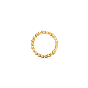 Twisted Gold Nose Ring