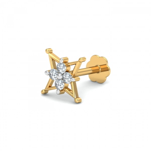 Adalee Stud Nose Stud (18K-YG-SI-HI-RTS)