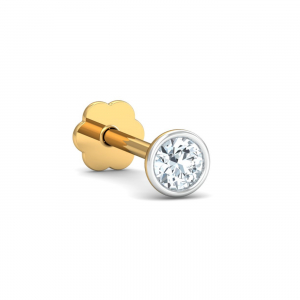 Bezel 8 Cent Nose Stud