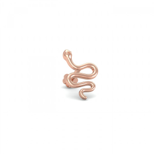 Gold Snake Nose Stud