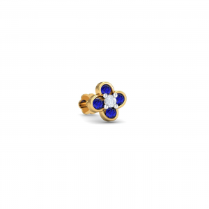 Hyacinth Sapphire Nose Stud