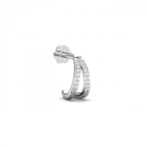 Alizeh J Ring Nose Stud