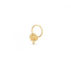 Lotus Gold Nose Wire