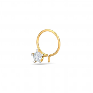 0.16 Ct Solitaire Nose Wire