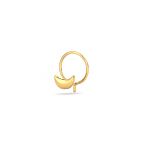 Gold Moon Nose Wire