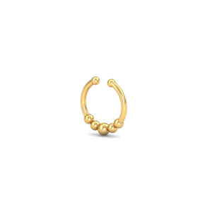 Beads Non Pierced Septum Ring