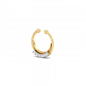 Diamond Faux Septum Ring
