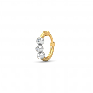3 Beads Diamond Nosering