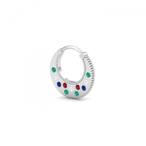 Avant-Garde Sapphire Septum Ring